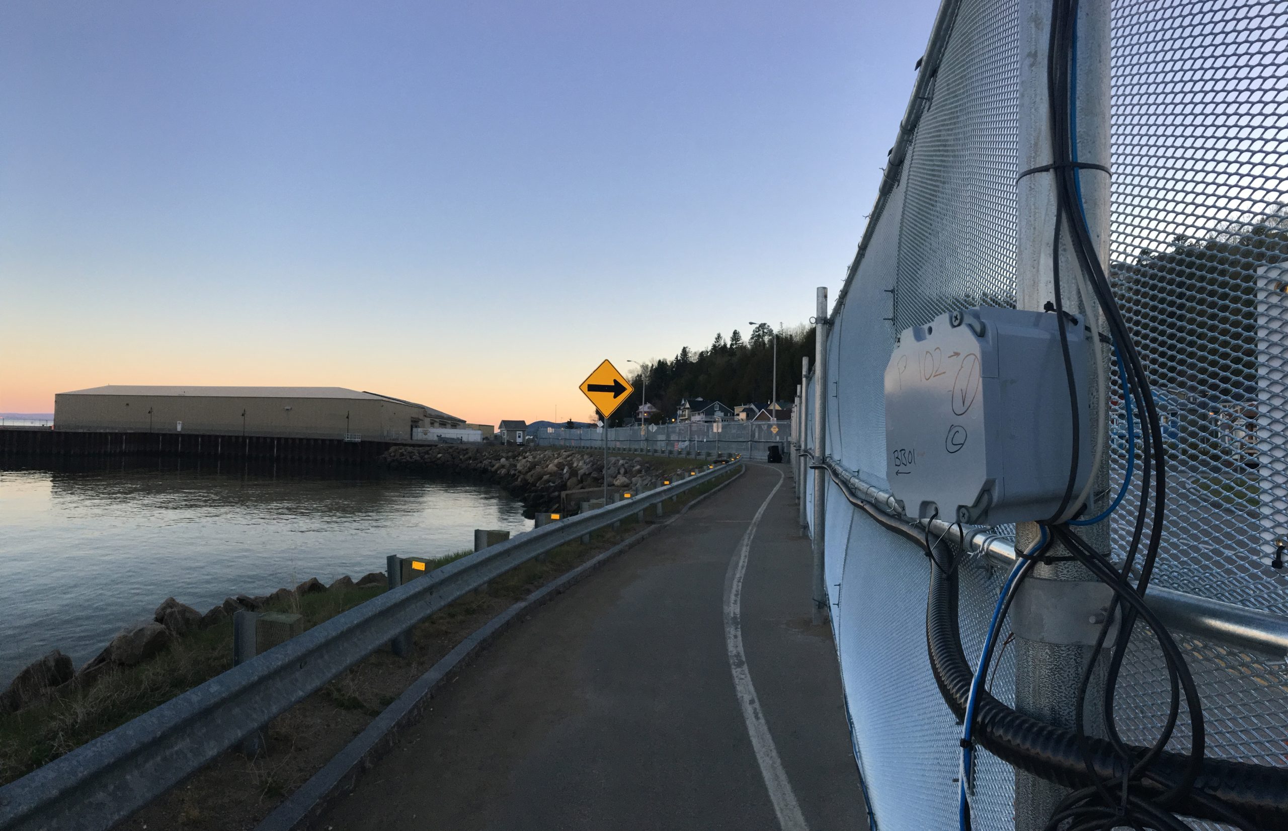 Scepter JBox Mounted on the Fence beside the road